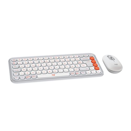 Acheter Ensemble clavier Azerty et souris sans fil Logitech Pop Icon Combo Bluetooth Blanc État correct - 49,99 € Ensemble clavier Azerty et souris sans fil Logitech Pop Icon Combo Bluetooth Blanc État correct - Logitech reconditionné disponible sur Fnac