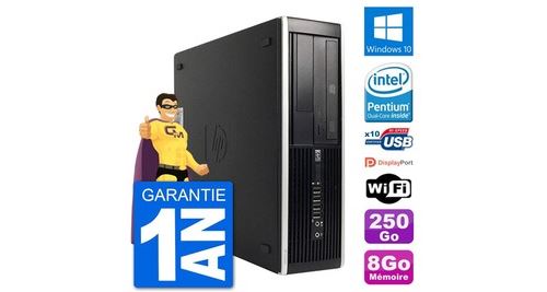 Pc hp 8300 elite sff intel g630 ram 8go disque dur 250go windows 10 wifi État correct - N/A reconditionné disponible sur Fnac