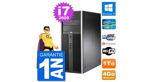 Pc tour hp 8200 intel core i7-2600 ram 4go disque dur 1to windows 10 wifi État correct - N/A reconditionné disponible sur Fnac