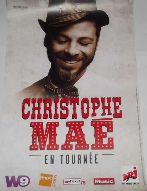 Christophe MAE - 80x120 cm - AFFICHE / POSTER État correct - N/A reconditionné disponible sur Fnac