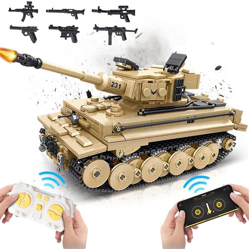 Acheter HOGOKIDS Véhicule RC Tank télécommandé Blocs de construction techniques 993PCS Contrôle Télécommande ou APP 20M Échelle 1:32 en ABS État correct - 12,38 € HOGOKIDS Véhicule RC Tank télécommandé Blocs de construction techniques 993PCS Contrôle Télécommande ou APP 20M Échelle 1:32 en ABS État correct - N/A reconditionné disponible sur Fnac