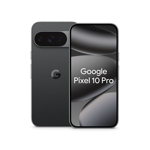 Smartphone Google Pixel 10 Pro 6,3"" 5G Double SIM 256 Go Noir Volcanique État correct - Google reconditionné disponible sur Fnac