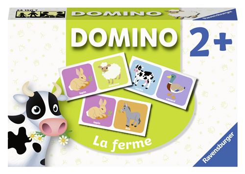 Acheter Jeu classique Ravensburger Domino Animaux de la ferme État correct - 13,00 € Jeu classique Ravensburger Domino Animaux de la ferme État correct - Ravensburger reconditionné disponible sur Fnac