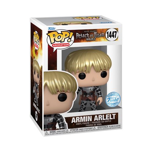 Acheter Figurine Funko Pop Animation Attack on Titan S5 Armin Arlert État correct - 19,25 € Figurine Funko Pop Animation Attack on Titan S5 Armin Arlert État correct - Funko reconditionné disponible sur Fnac