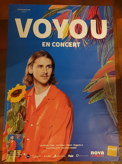 Voyou - En concert 2019 - AFFICHE État correct - N/A reconditionné disponible sur Fnac