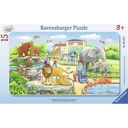 Acheter Puzzle cadre 15 pièces : Excursion au zoo Ravensburger État correct - 16,00 € Puzzle cadre 15 pièces : Excursion au zoo Ravensburger État correct - Ravensburger reconditionné disponible sur Fnac