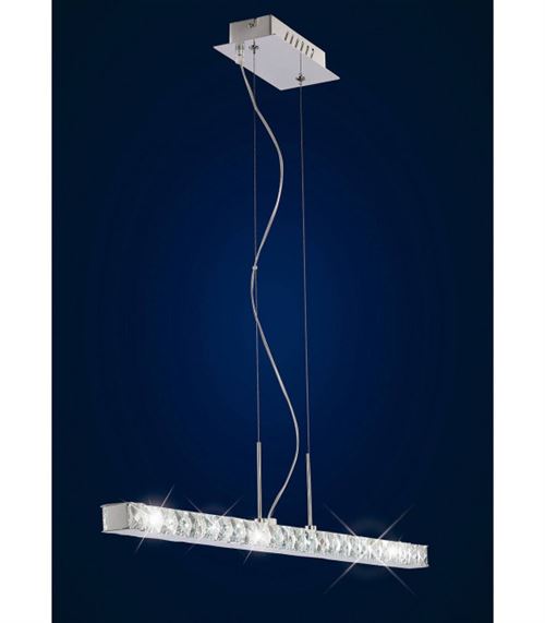 Acheter Suspension Galaxy Linear 12W LED 6000K chrome poli/cristal État correct - 475,99 € Suspension Galaxy Linear 12W LED 6000K chrome poli/cristal État correct - reconditionné disponible sur Fnac