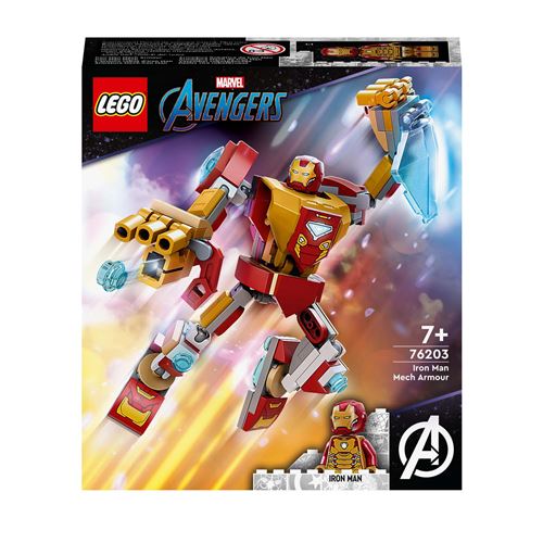 LEGO® Marvel Super Heroes 76203 L’armure robot d’Iron Man État correct - Lego Marvel reconditionné disponible sur Fnac