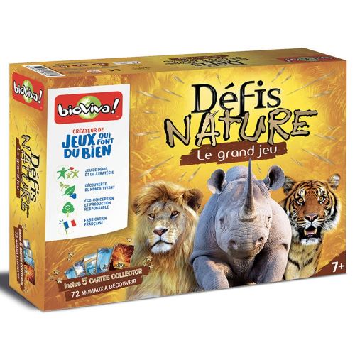 Le grand jeu Bioviva Défis Nature avec Cartes Collector État correct - Bioviva reconditionné disponible sur Fnac