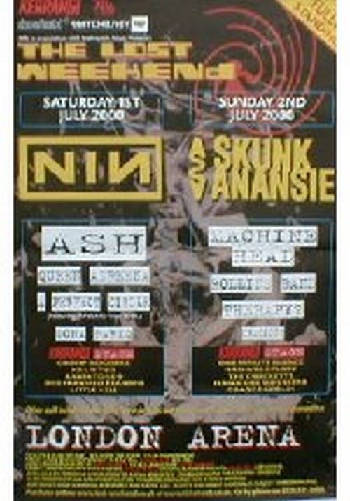 NINE INCH NAILS - 100x150 cm - AFFICHE / POSTER État correct - N/A reconditionné disponible sur Fnac