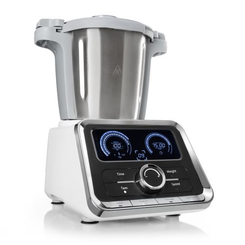 Robot ménager - Klarstein GrandPrix - Robot culinaire - 1000W - 12 vitesses - 2,5L - Blanc État correct - Klarstein reconditionné disponible sur Fnac