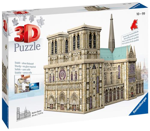 Puzzle 3D Ravensburger Notre-Dame de Paris État correct - Ravensburger reconditionné disponible sur Fnac