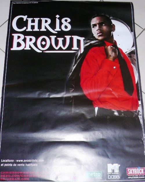 Chris BROWN - 70x100 cm - AFFICHE / POSTER État correct - N/A reconditionné disponible sur Fnac