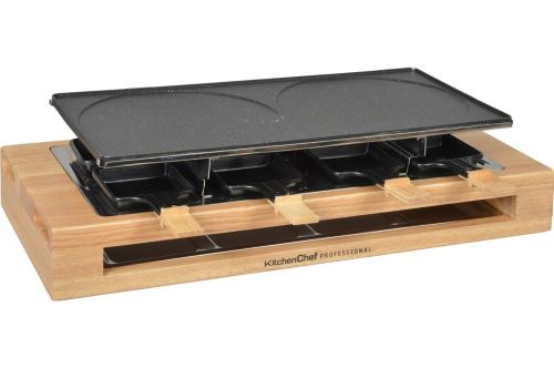 Appareil à raclette Kitchen Chef KCWOOD8MAXI 1500 W Noir État correct - N/A reconditionné disponible sur Fnac