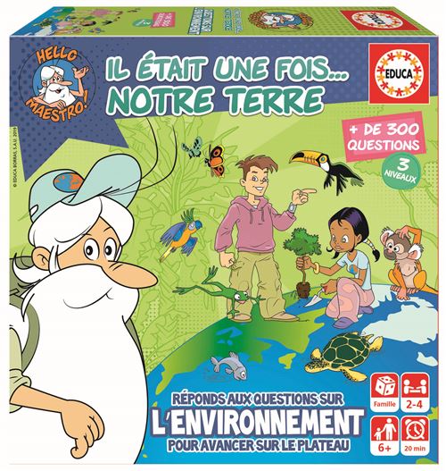 Mini jeu de société Educa Il était une fois… notre terre État correct - N/A reconditionné disponible sur Fnac