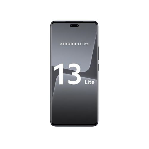 Xiaomi 13 Lite - 5G smartphone - double SIM - RAM 8 Go / Mémoire interne 256 Go - OLED display - 6.55"" - 2400 x 1080 pixels (120 Hz) - 3 x caméras arrière 50 MP, 8 MP, 2 MP - 2x front cameras 32 MP, 8 MP - noir État correct - N/A reconditionné disponible sur Fnac