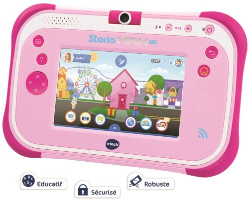 Acheter VTECH TABLETTE STORIO MAX 2.0 5'' ROSE État correct - 22,40 € VTECH TABLETTE STORIO MAX 2.0 5'' ROSE État correct - VTech reconditionné disponible sur Fnac