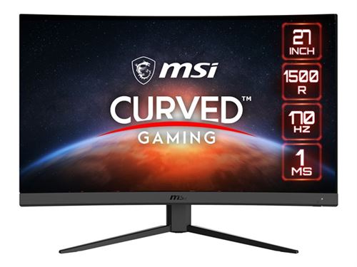 Ecran LED PC gaming Msi Optix G27CQ4 E2 27"" WQHD Noir État correct - MSI reconditionné disponible sur Fnac