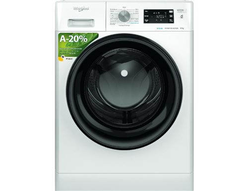 Lave-linge hublot WHIRLPOOL FFBB9489BVFR Blanc État correct - Whirlpool reconditionné disponible sur Fnac