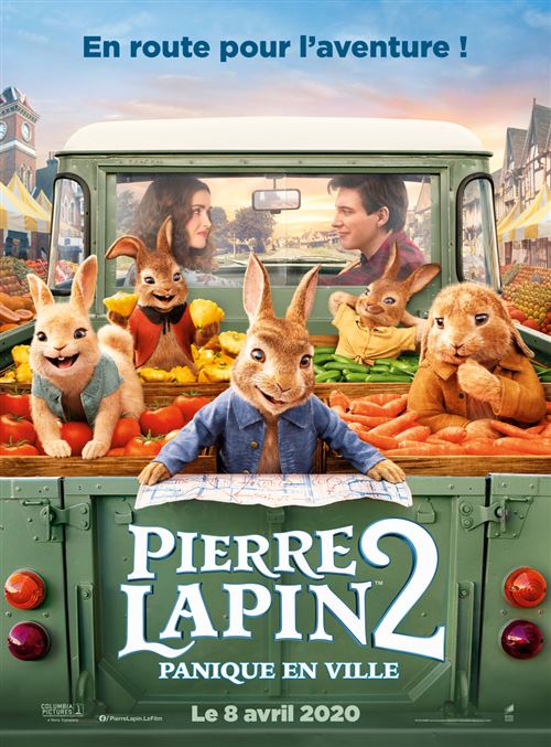 Pierre Lapin 2 - 2020 - Panique en Ville - 116x158cm - Affiche État correct - N/A reconditionné disponible sur Fnac