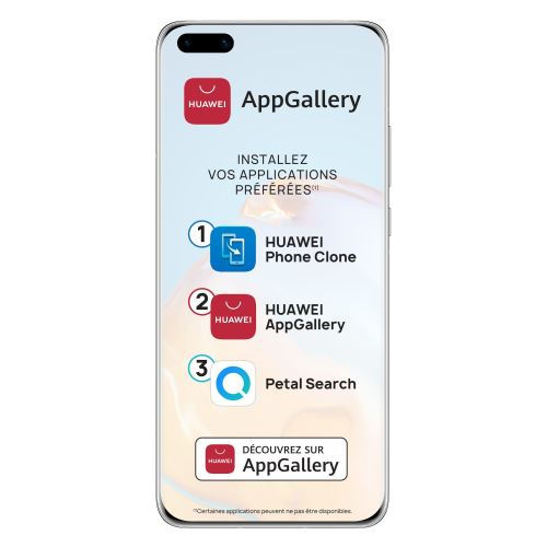 Smartphone Huawei P40 Pro 5G Double SIM 256 Go Argent État correct - Huawei reconditionné disponible sur Fnac