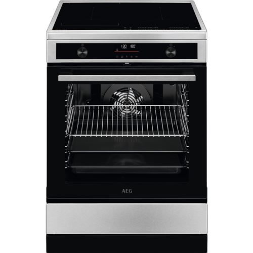 Cuisinière induction AEG CIB6490APM Série 5000 SurroundCook® 59.6 cm Inox État correct - AEG reconditionné disponible sur Fnac