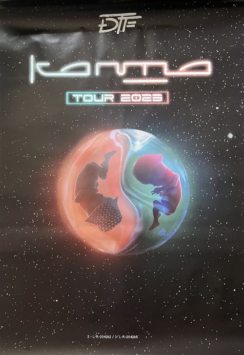 Affiche - DTF - Karma Tour 2023 - 70x100cm État correct - N/A reconditionné disponible sur Fnac