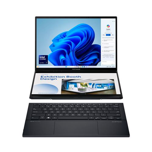 Acheter PC Portable Asus Zenbook Duo UX8406MA-QL032W 14"" OLED Ecran tactile Intel Core Ultra 7 16 Go RAM 1 To SSD Gris État correct - 1682,99 € PC Portable Asus Zenbook Duo UX8406MA-QL032W 14"" OLED Ecran tactile Intel Core Ultra 7 16 Go RAM 1 To SSD Gris État correct - Asus reconditionné disponible sur Fnac