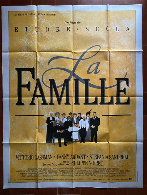 Affiche de Cinéma Originale - La Famille - Philippe NOIRET - 116x158cm État correct - N/A reconditionné disponible sur Fnac