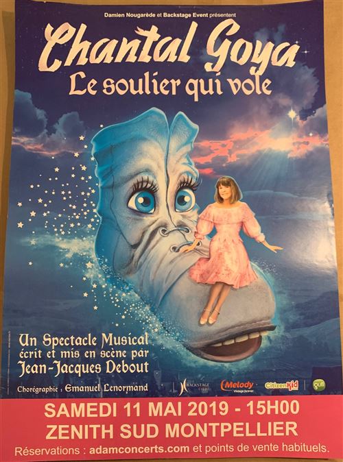 Chantal GOYA - Le Soulier qui Vole - 40x60cm - Affiche État correct - N/A reconditionné disponible sur Fnac