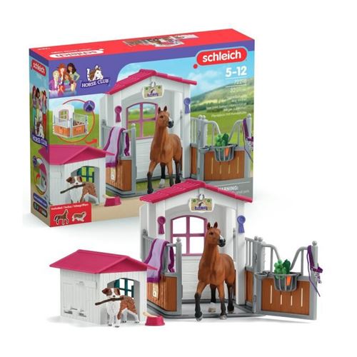 Box avec Jument Hanovrien et Berger Australien, Figurine cheval et accessoires, SCHLEICH 72218 Horse Club, des 5 ans État correct - N/A reconditionné disponible sur Fnac