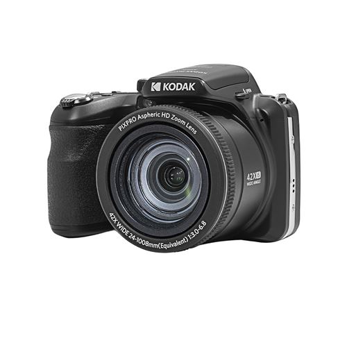 Pack Appareil Photo AZ425 Bridge Zoom 42x Vidéo Full HD avec Batterie et Étui Kodak Noir État correct - N/A reconditionné disponible sur Fnac