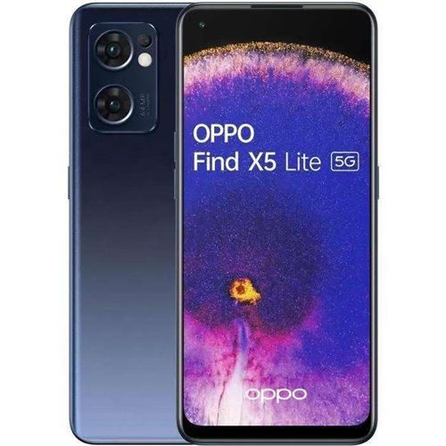 Smartphone Oppo find x5 lite noir 6.43 pouces RAM 8 Go stockage 256 Go État correct - N/A reconditionné disponible sur Fnac