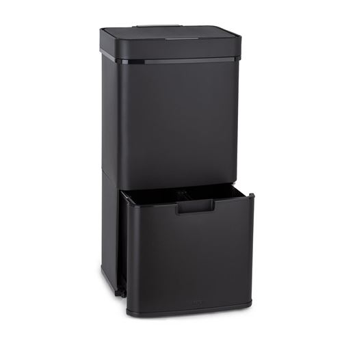 Poubelle De Tri Sélectif Avec Capteur Klarstein Royal Trash Matte 72L Acier Inoxydable Noir État correct - N/A reconditionné disponible sur Fnac