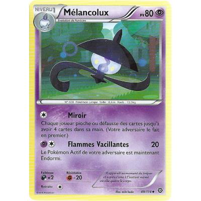 Acheter Carte Pokemon - XY11- Offensive vapeur - Mélancolux - PV 80 - 49/114 - Peu Commune - VF État correct - 16,00 € Carte Pokemon - XY11- Offensive vapeur - Mélancolux - PV 80 - 49/114 - Peu Commune - VF État correct - Asmodee reconditionné disponible sur Fnac