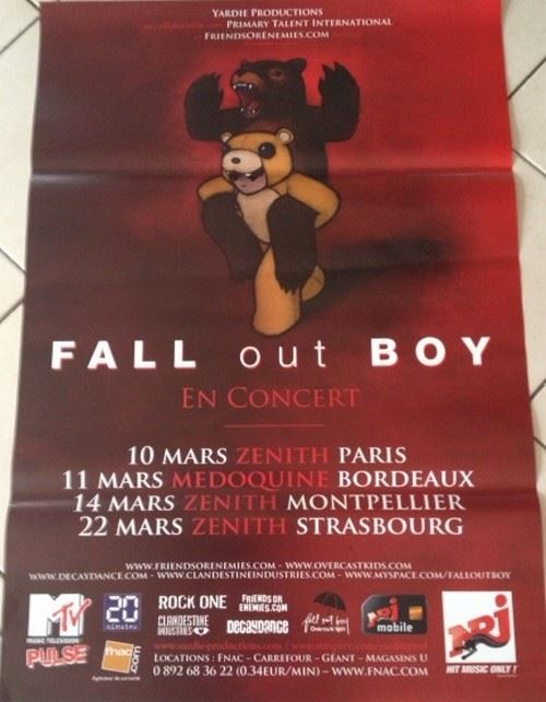 Fall Out Boy - 70x100 cm - AFFICHE / POSTER État correct - N/A reconditionné disponible sur Fnac