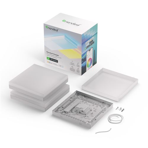 Ruban LED Nanoleaf Skylight Kit de démarrage Pack de 3 Panneaux 24 W État correct - Nanoleaf reconditionné disponible sur Fnac