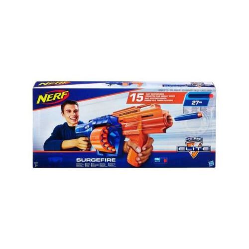 Nerf Elite Surgefire et Fléchettes Nerf Elite Officielles État correct - NERF reconditionné disponible sur Fnac