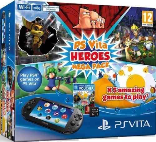 Pack Sony PS Vita 2000 + Voucher Heroes + Carte Mémoire 8 Go État correct - Sony reconditionné disponible sur Fnac