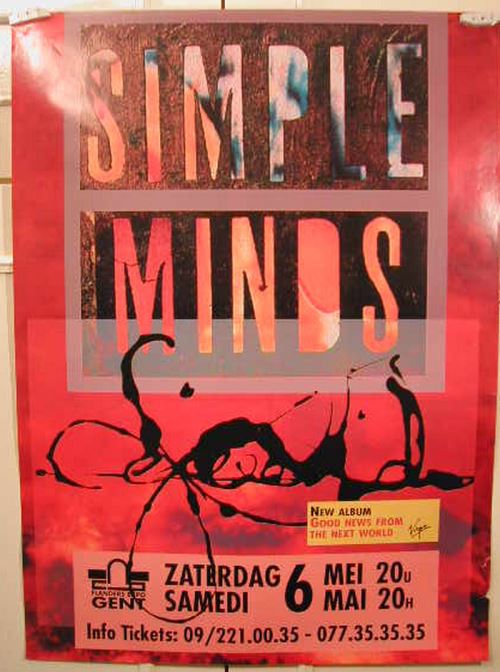 Simple Minds - 68x92 cm - AFFICHE / POSTER État correct - N/A reconditionné disponible sur Fnac