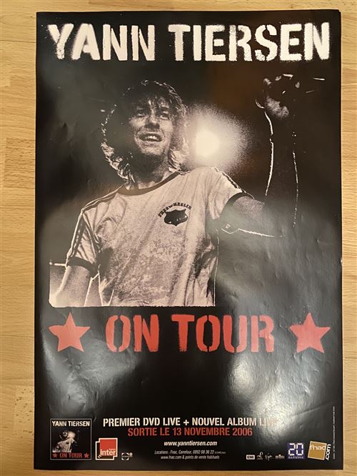 Yann Tiersen - On Tour - 40x60cm - Affiche État correct - N/A reconditionné disponible sur Fnac