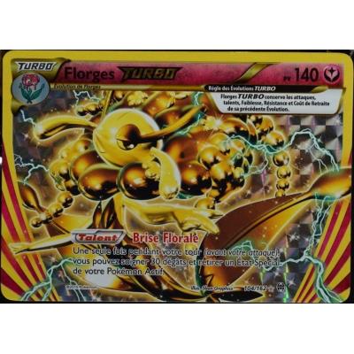 carte Pokémon 104/162 Florges Turbo 140 PV - TURBO XY - Impulsion Turbo NEUF FR État correct - Pokémon reconditionné disponible sur Fnac