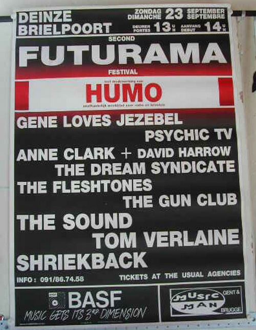 Fleshtones - 70x100 cm - AFFICHE / POSTER État correct - N/A reconditionné disponible sur Fnac