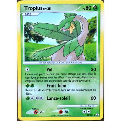 carte Pokémon 52 Tropius Platine Rivaux Émergents État correct - Pokémon reconditionné disponible sur Fnac