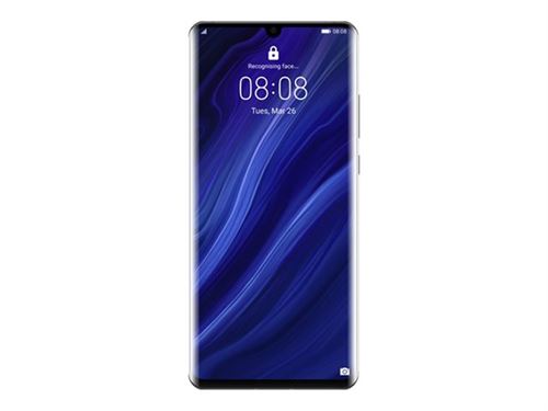 Huawei P30 Pro - 4G smartphone - double SIM - RAM 8 Go / Mémoire interne 256 Go - OLED display - 6.47"" - 2340 x 1080 pixels - 4x caméras arrière 40 MP, 20 MP, 8 MP - front camera 32 MP - noir État correct - N/A reconditionné disponible sur Fnac
