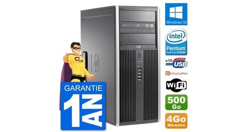 Pc tour hp 8200 intel g630 ram 4go disque dur 500go windows 10 wifi État correct - N/A reconditionné disponible sur Fnac