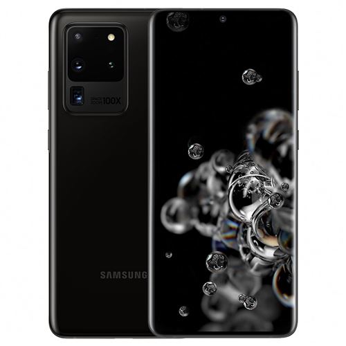 Smartphone Samsung Galaxy S20 Ultra G988B 5G Double SIM 12 / 128 GO - Noir État correct - N/A reconditionné disponible sur Fnac