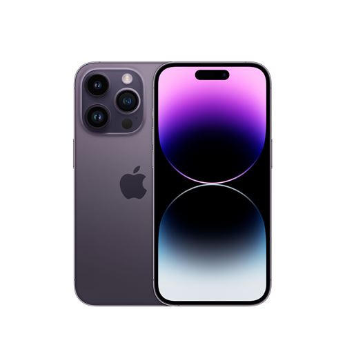 Smartphone iPhone 14 Pro 128GB 6.1 Deep Purple EU MQ0G3YC/A État correct - N/A reconditionné disponible sur Fnac