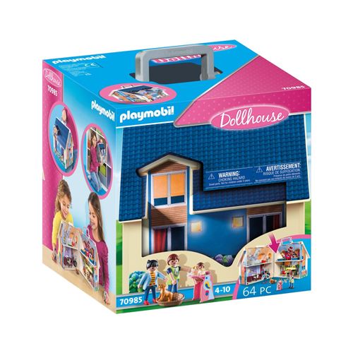 Playmobil Dollhouse 70985 Maison transportable État correct - Playmobil reconditionné disponible sur Fnac