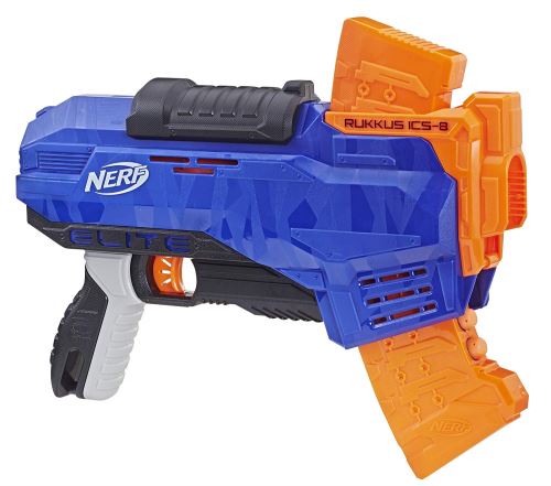 Nerf Elite Rukkus ICS-8 et Fléchettes Nerf Elite Officielles État correct - NERF reconditionné disponible sur Fnac